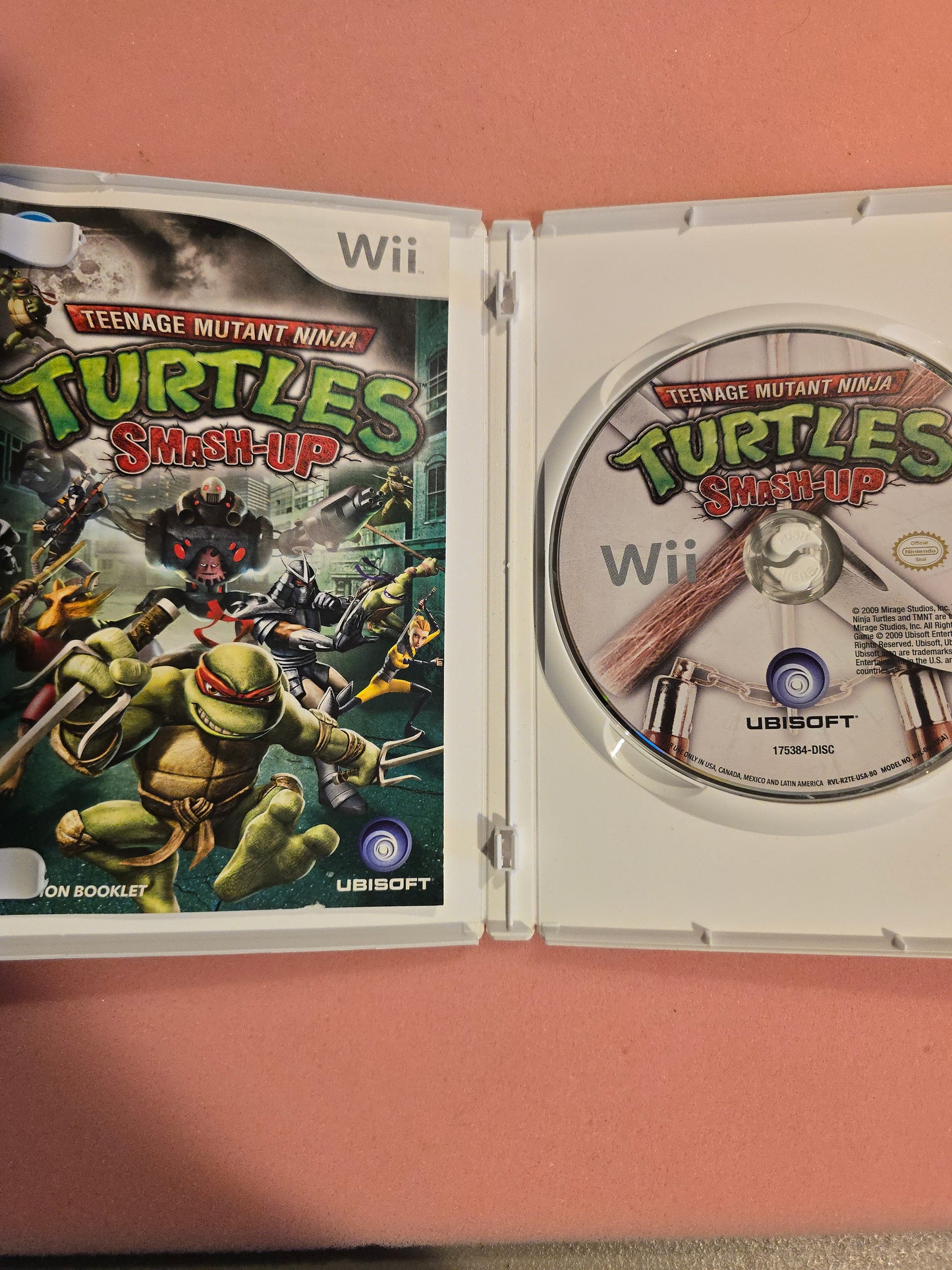 Teenage Mutant Ninja Turtles: Smash-Up - Nintendo Wii - Complete In Box