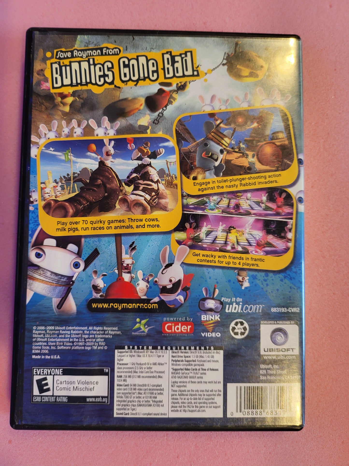 Rayman Raving Rabbids - PC - Complete In Box