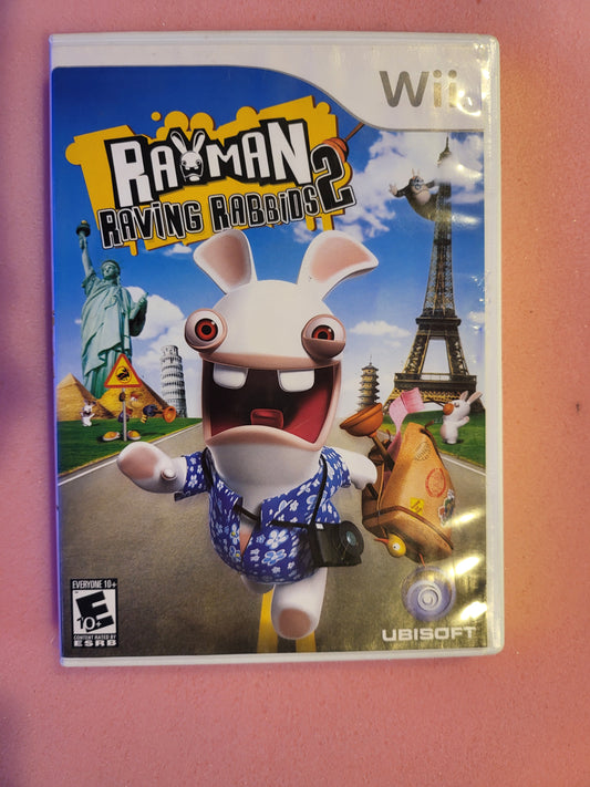 Rayman Raving Rabbids 2 - Nintendo Wii - Complete In Box