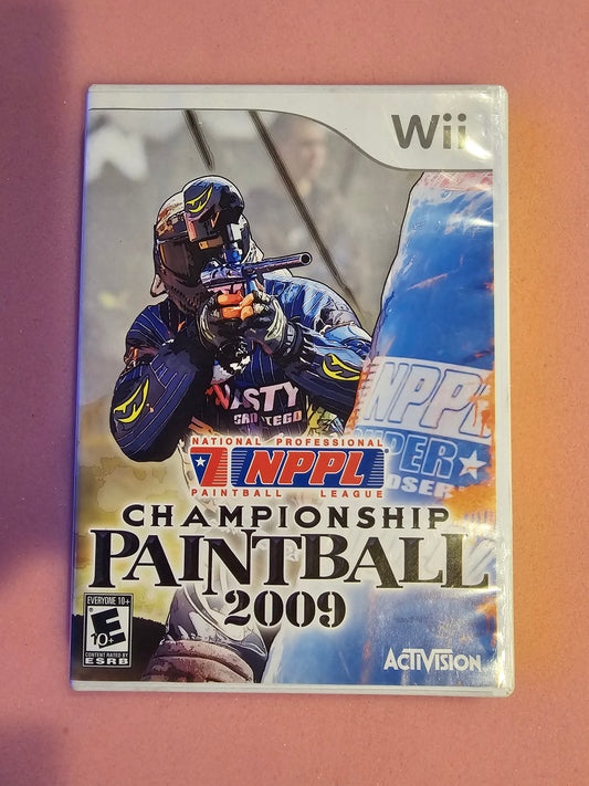 NPPL Championship Paintball 2009 - Nintendo Wii - Complete In Box