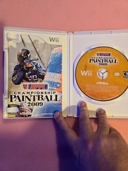 NPPL Championship Paintball 2009 - Nintendo Wii - Complete In Box