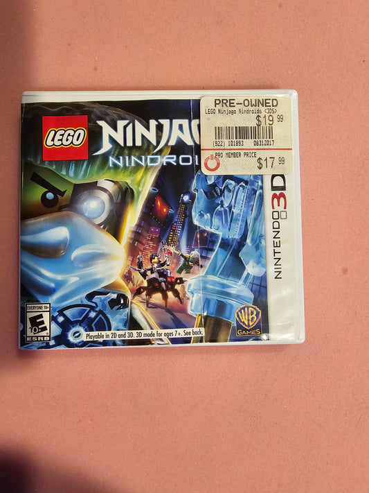 LEGO Ninjago: Nindroids - Nintendo 3DS - In Box, No Manual