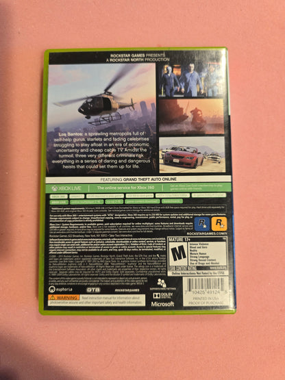 Grand Theft Auto V - Xbox 360 - Complete In Box