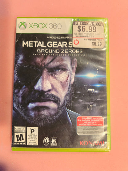 Metal Gear Solid V: Ground Zeroes - Xbox 360 - No Manual