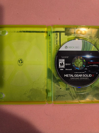 Metal Gear Solid V: Ground Zeroes - Xbox 360 - No Manual