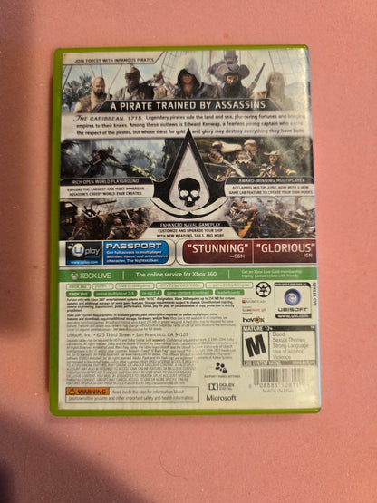 Assassin's Creed IV: Black Flag - Xbox 360 - No Manual