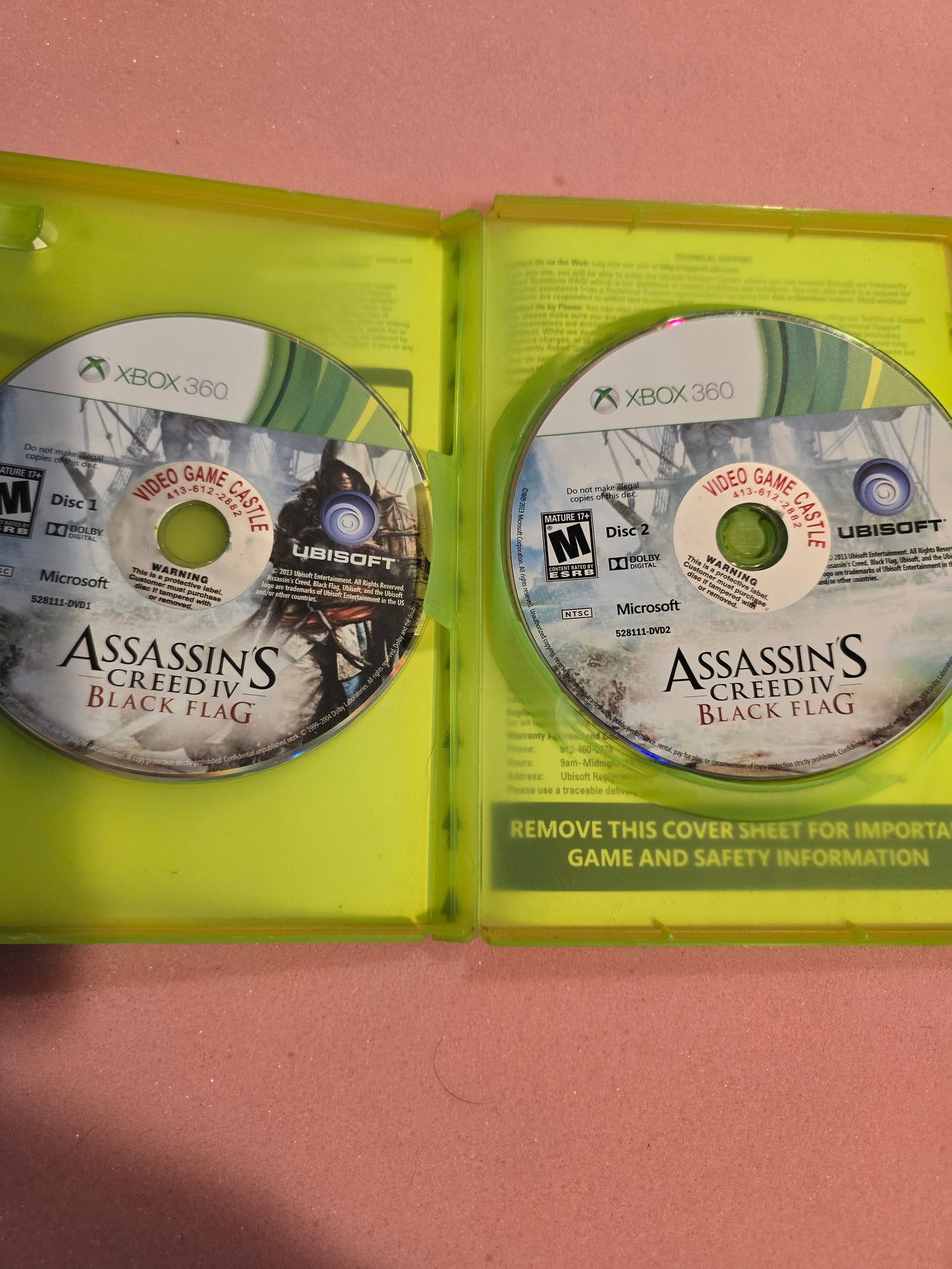 Assassin's Creed IV: Black Flag - Xbox 360 - No Manual