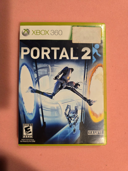 Portal 2 - Xbox 360 - In Box, No Manual