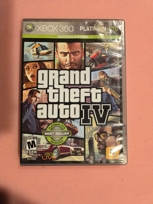 Grand Theft Auto IV - Xbox 360 - In Box, No Manual