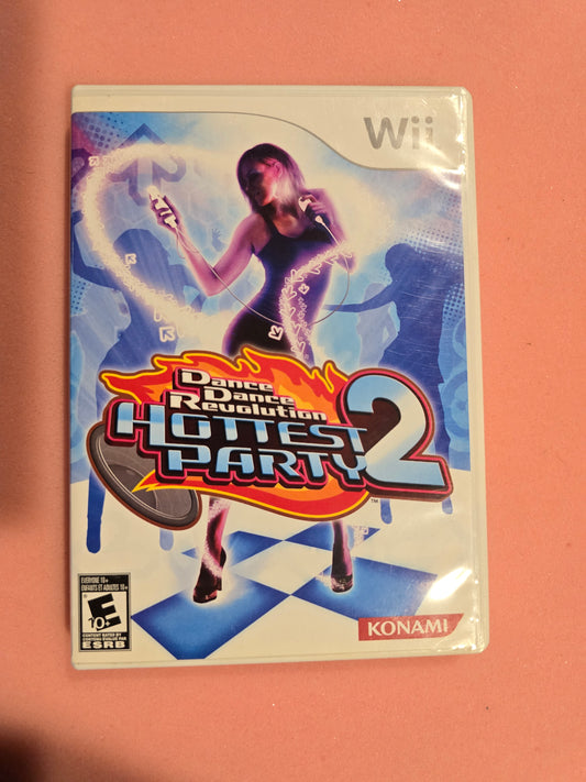 Dance Dance Revolution Hottest Party 2 - Nintendo Wii - Complete In Box