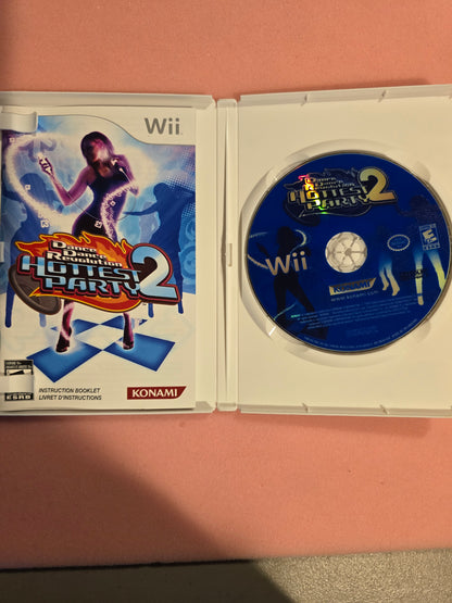 Dance Dance Revolution Hottest Party 2 - Nintendo Wii - Complete In Box