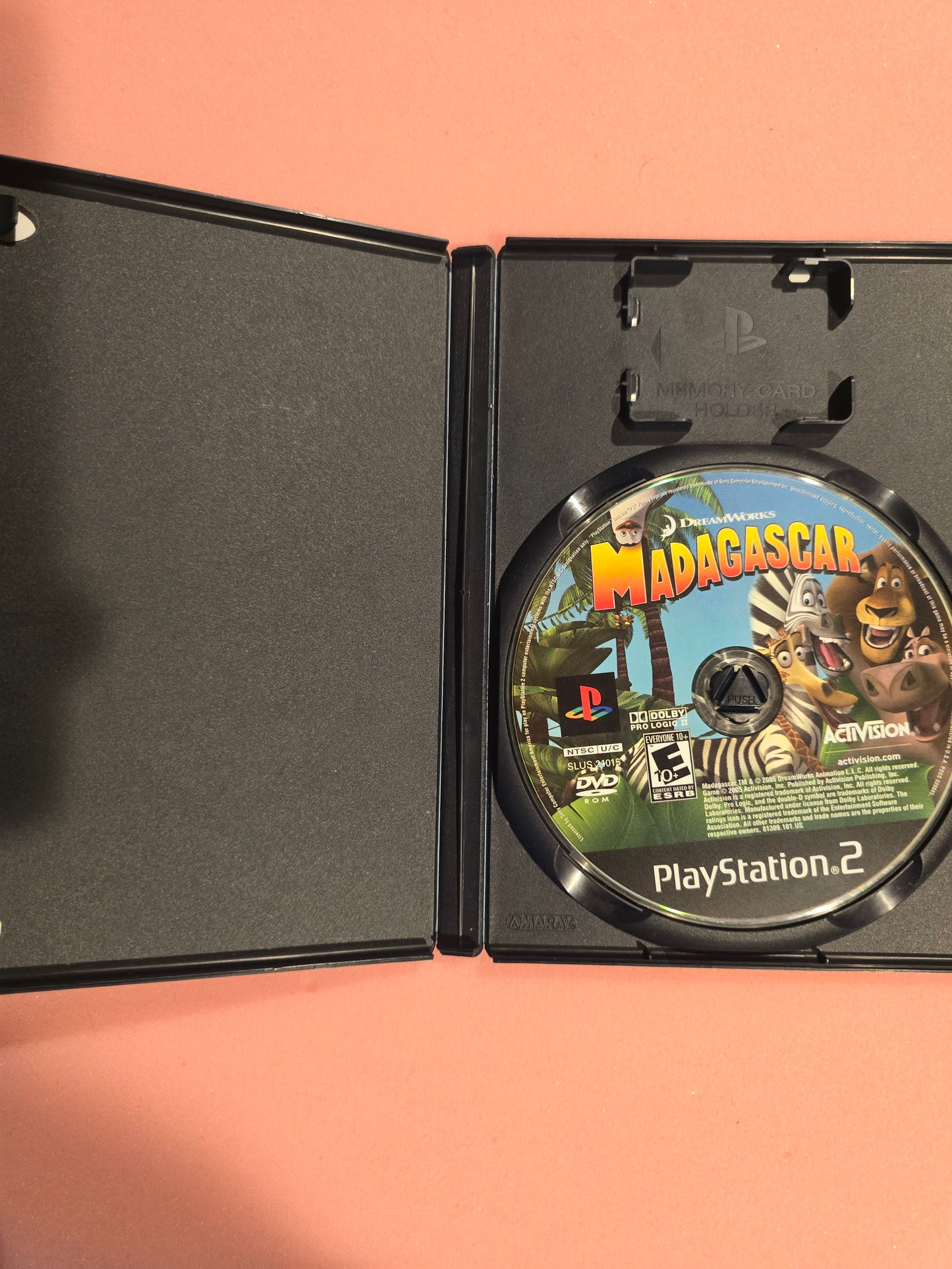 Madagascar - Playstation 2 PS2 - In Box, No Manual