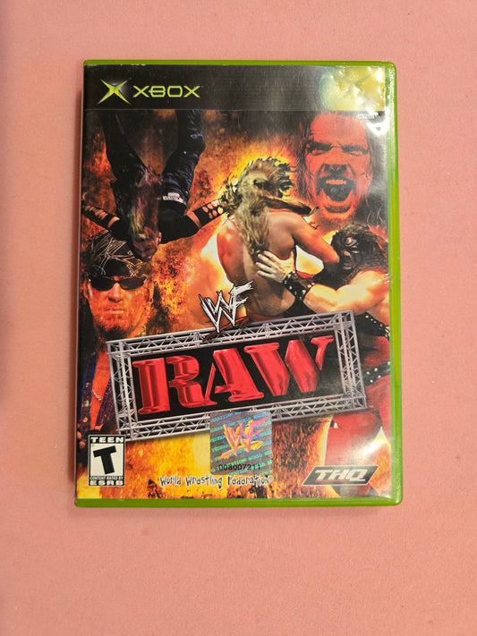 WWF Raw - Original Xbox - In Box, No Manual