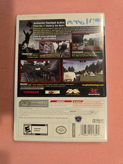 Greg Hastings Paintball 2 - Nintendo Wii - Complete In Box