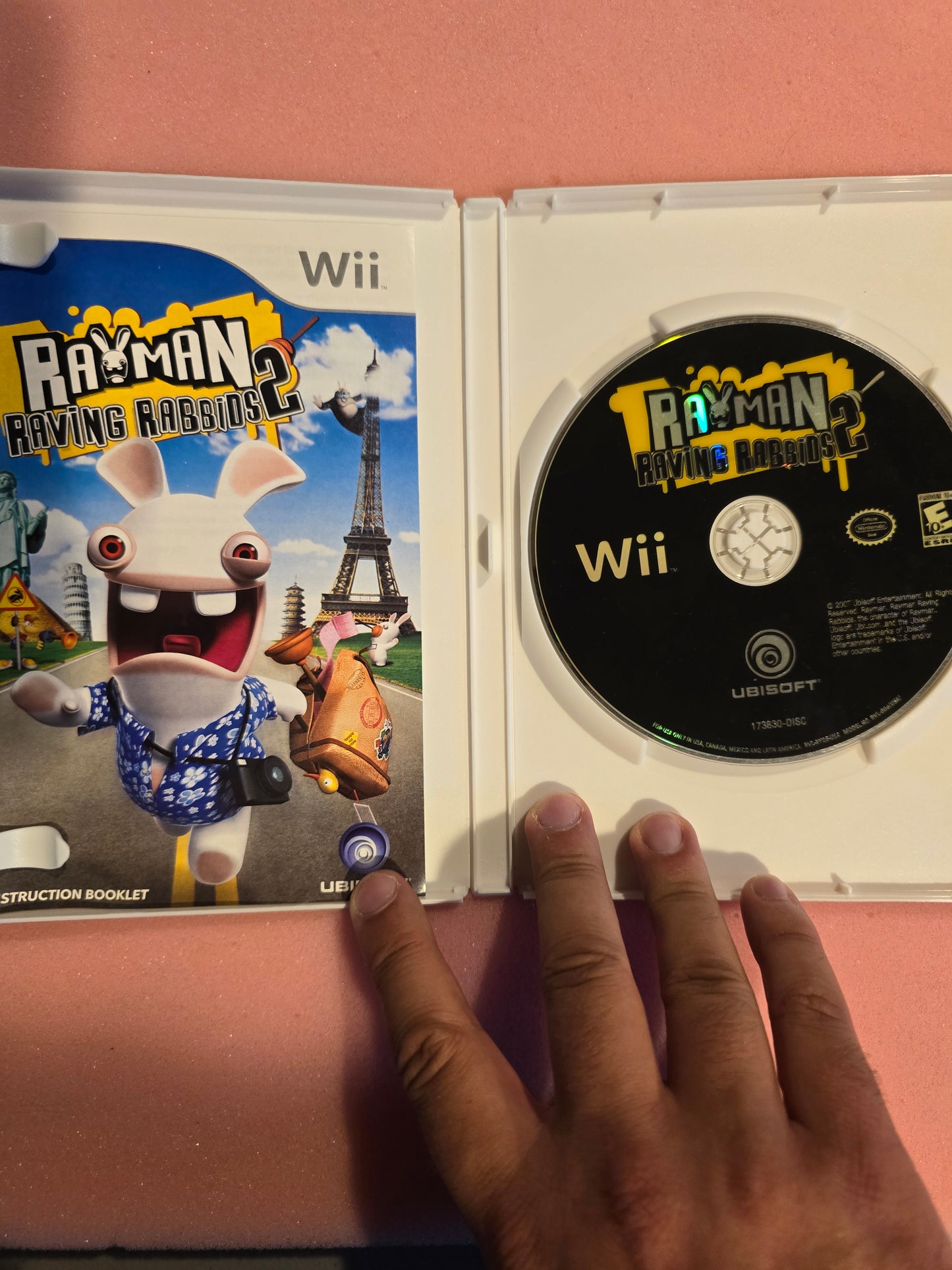 Rayman Raving Rabbids 2 - Nintendo Wii - Complete In Box