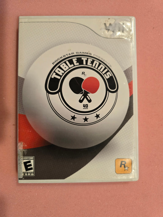 Rockstar Table Tennis - Nintendo Wii - Complete In Box