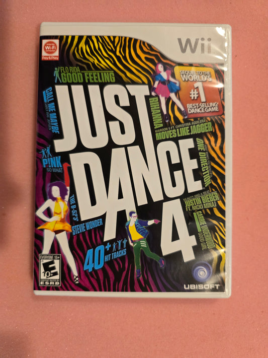 Just Dance 4 - Nintendo Wii - Complete In Box