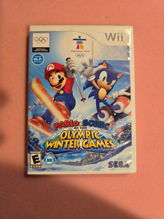 Mario and Sonic at the Olympic Winter Games - Nintendo Wii - Complete In Box