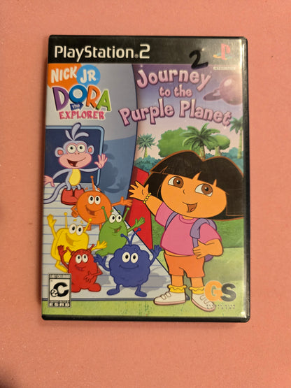 Dora the Explorer Journey to the Purple Planet - Playstation 2 PS2 - Complete In Box