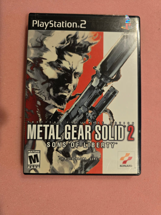 Metal Gear Solid 2 - Playstation 2 PS2 - Complete In Box