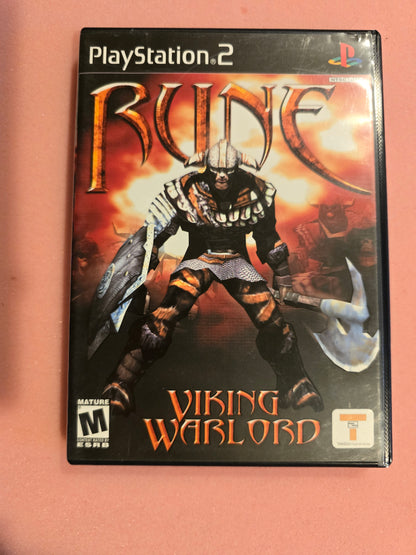 Rune Viking Warlord - Playstation 2 PS2 - Complete In Box