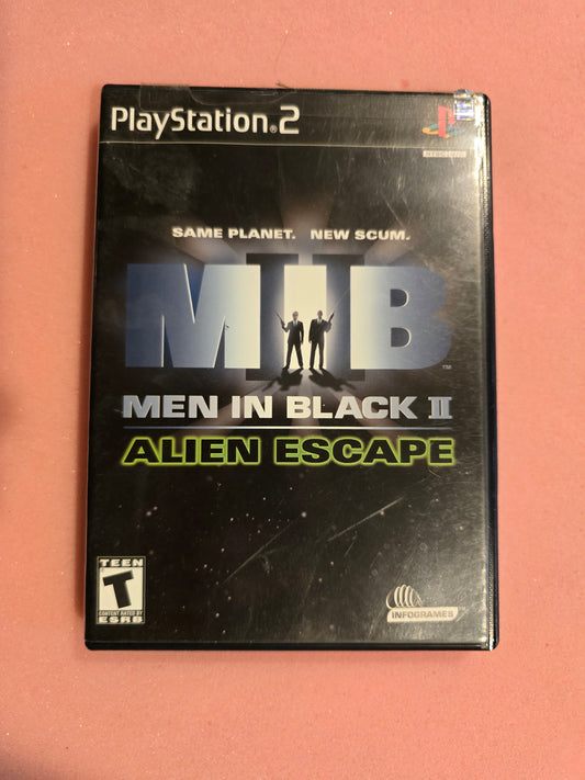 Men In Black II Alien Escape - Playstation 2 PS2 - Complete In Box