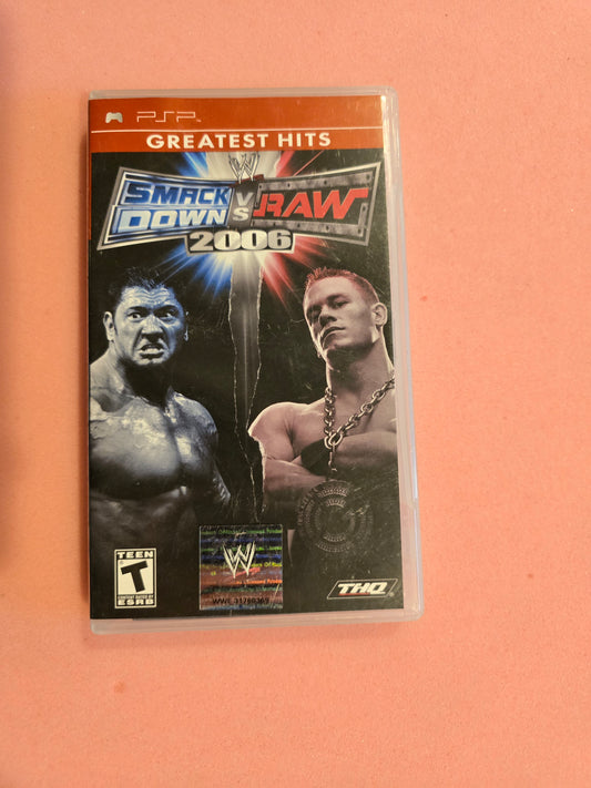 WWE Smackdown vs. Raw 2006 - PSP - Complete In Box