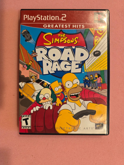 The Simpsons Road Rage - Playstation 2 PS2 - Complete In Box