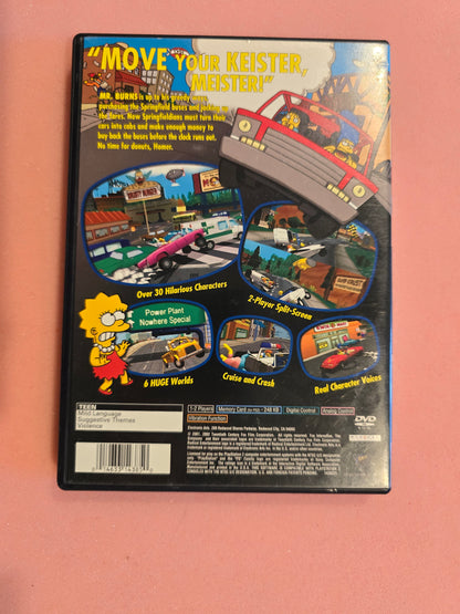 The Simpsons Road Rage - Playstation 2 PS2 - Complete In Box