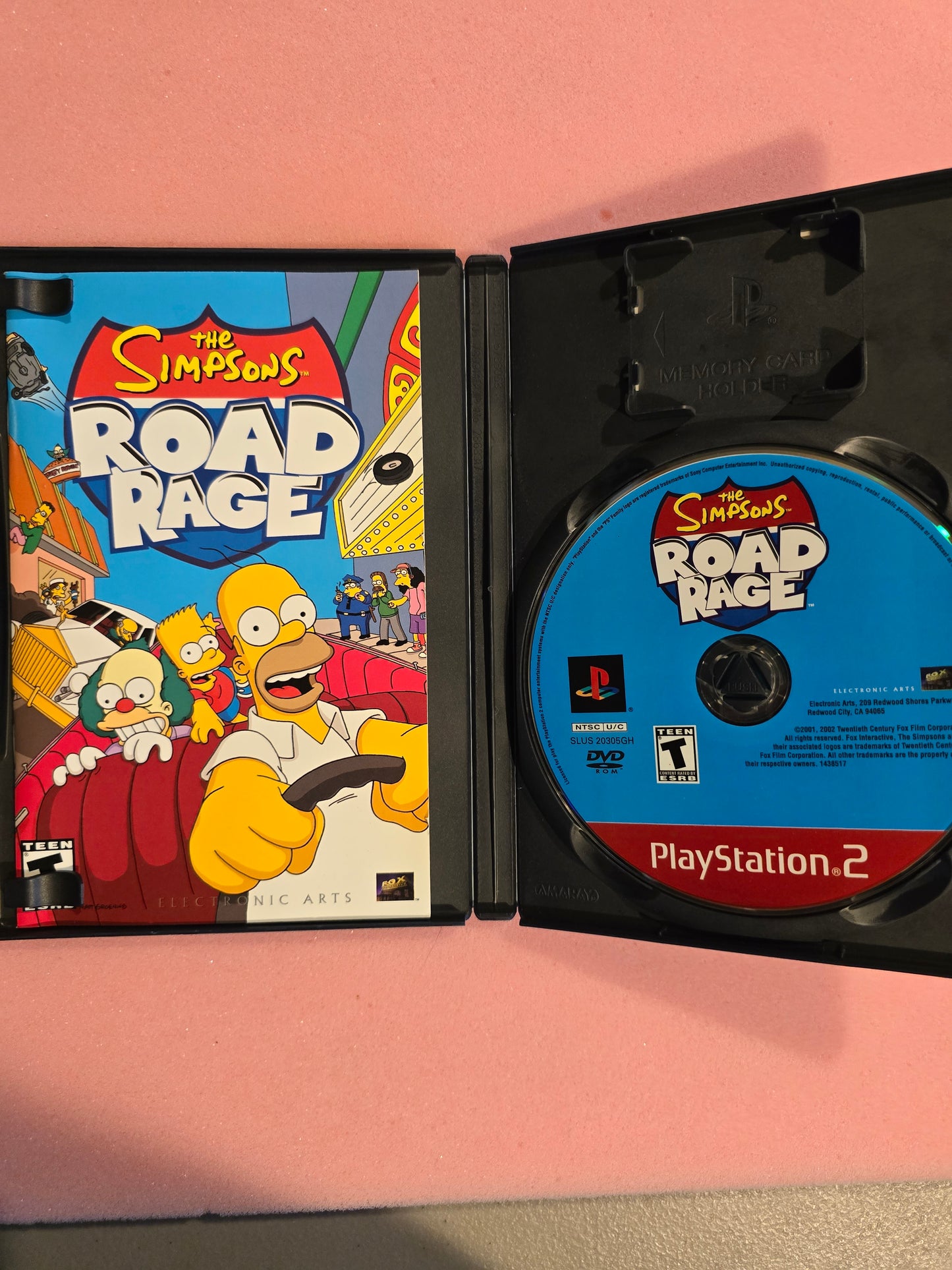 The Simpsons Road Rage - Playstation 2 PS2 - Complete In Box