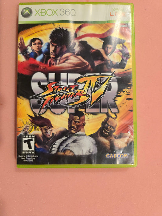 Super Street Fighter IV - Xbox 360 - In Box, No Manual