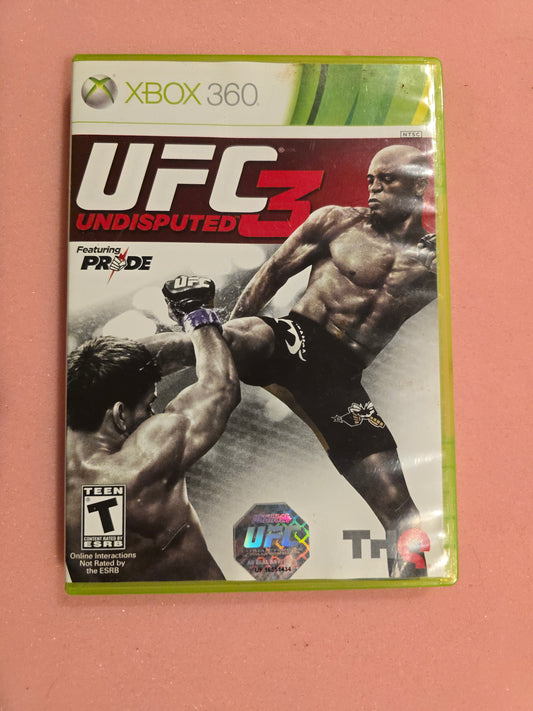 UFC Undisputed 3 - Xbox 360 - Complete In Box