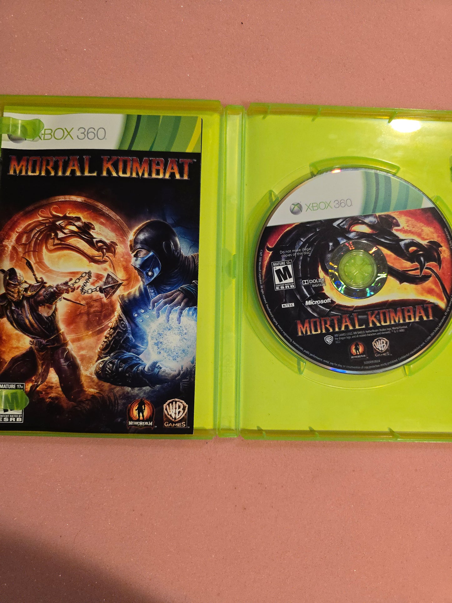 Mortal Kombat - Xbox 360 - Complete In Box