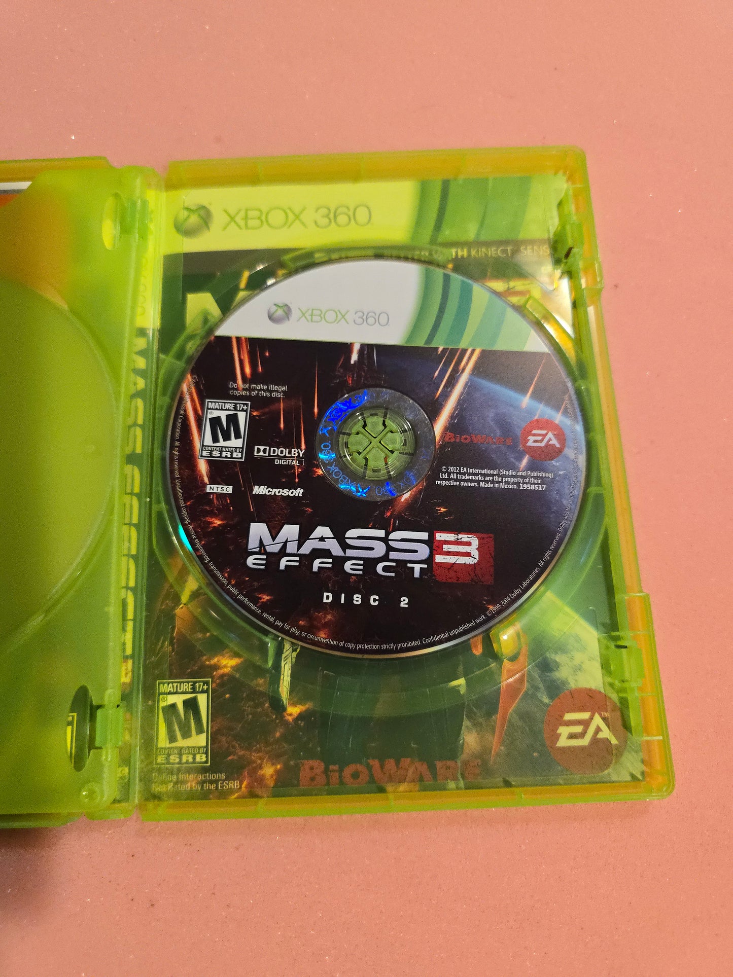 Mass Effect 3 - Xbox 360 - In Box, No Manual