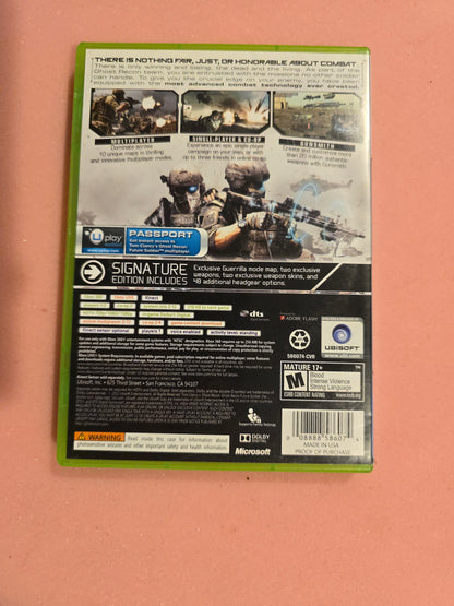 Ghost Recon: Future Soldier - Xbox 360 - Complete In Box