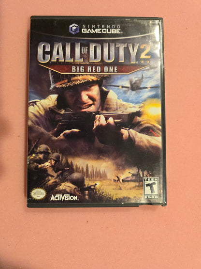 Call of Duty 2 Big Red One - Nintendo Gamecube - Complete In Box