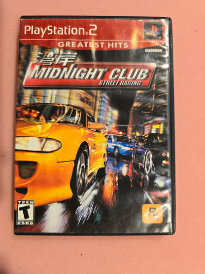 Midnight Club Street Racing - Playstation 2 PS2 - In Box, No Manual