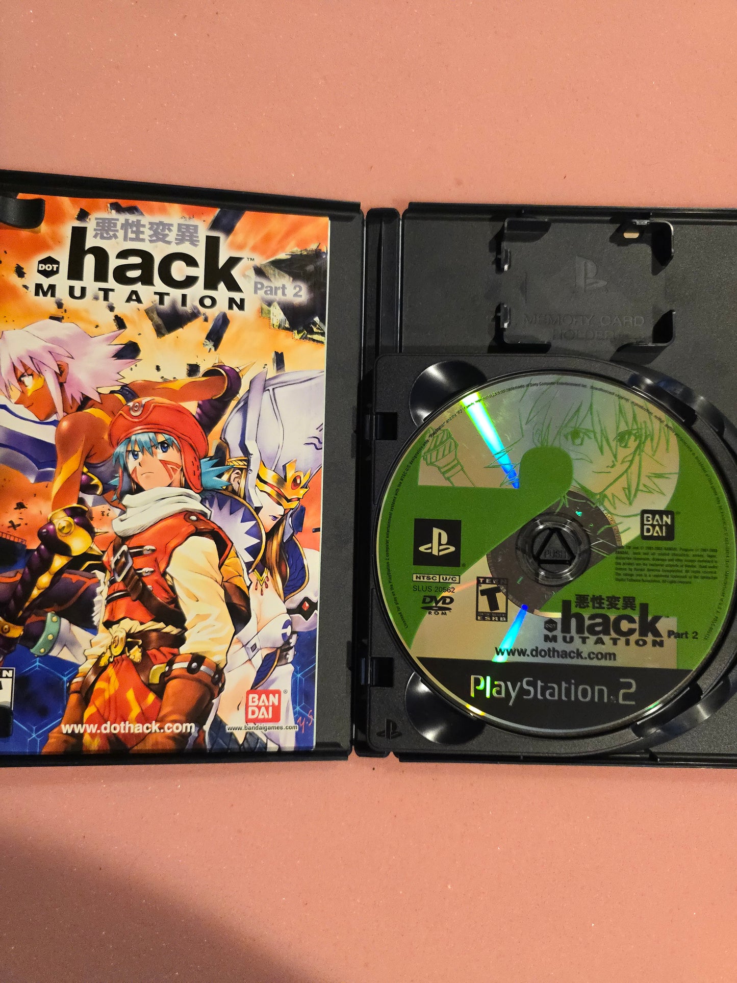 .hack Mutation - Playstation 2 PS2 - Missing Anime Bonus DVD