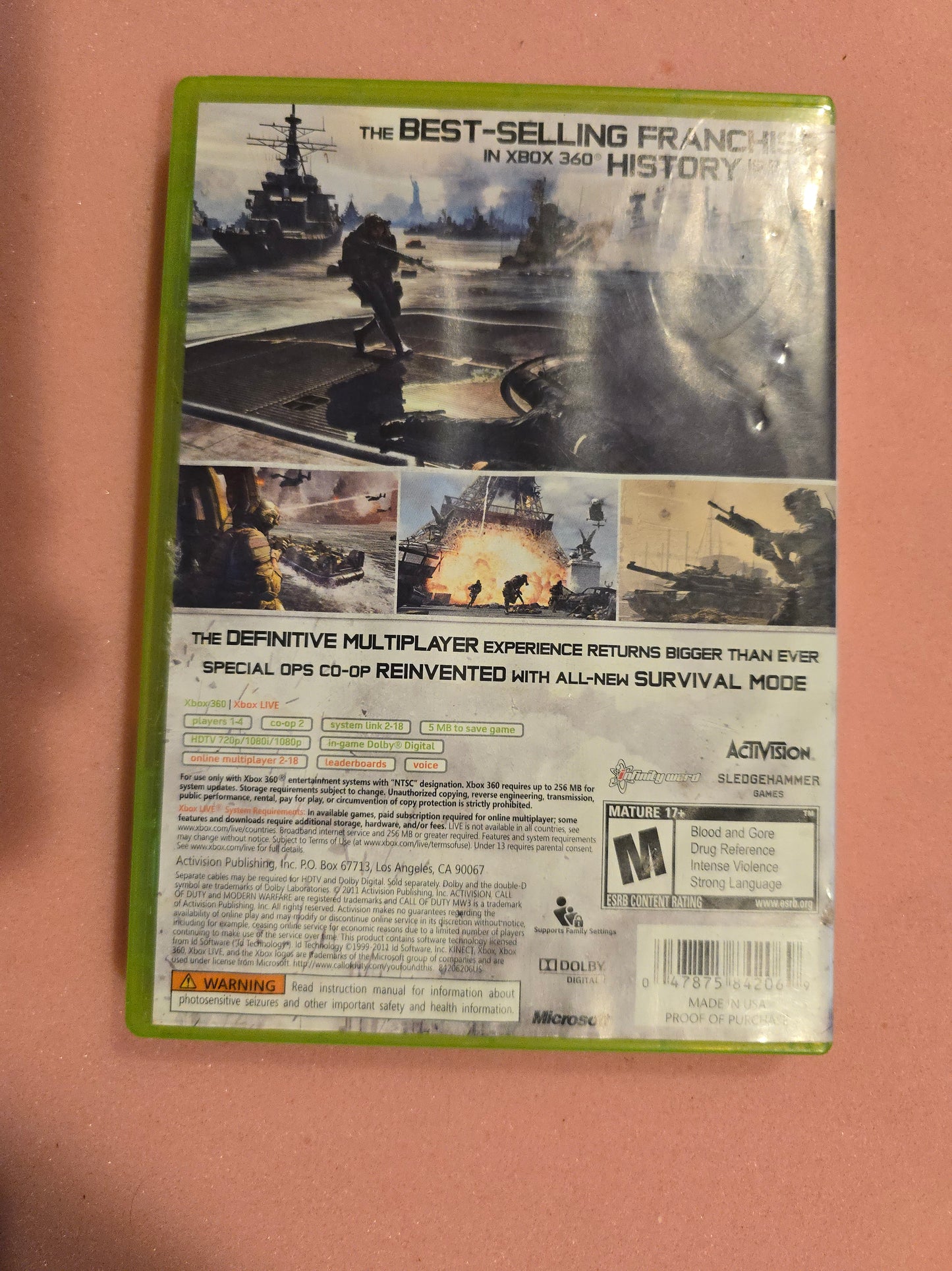 Call of Duty Modern Warfare 3 - Xbox 360 - Complete In Box