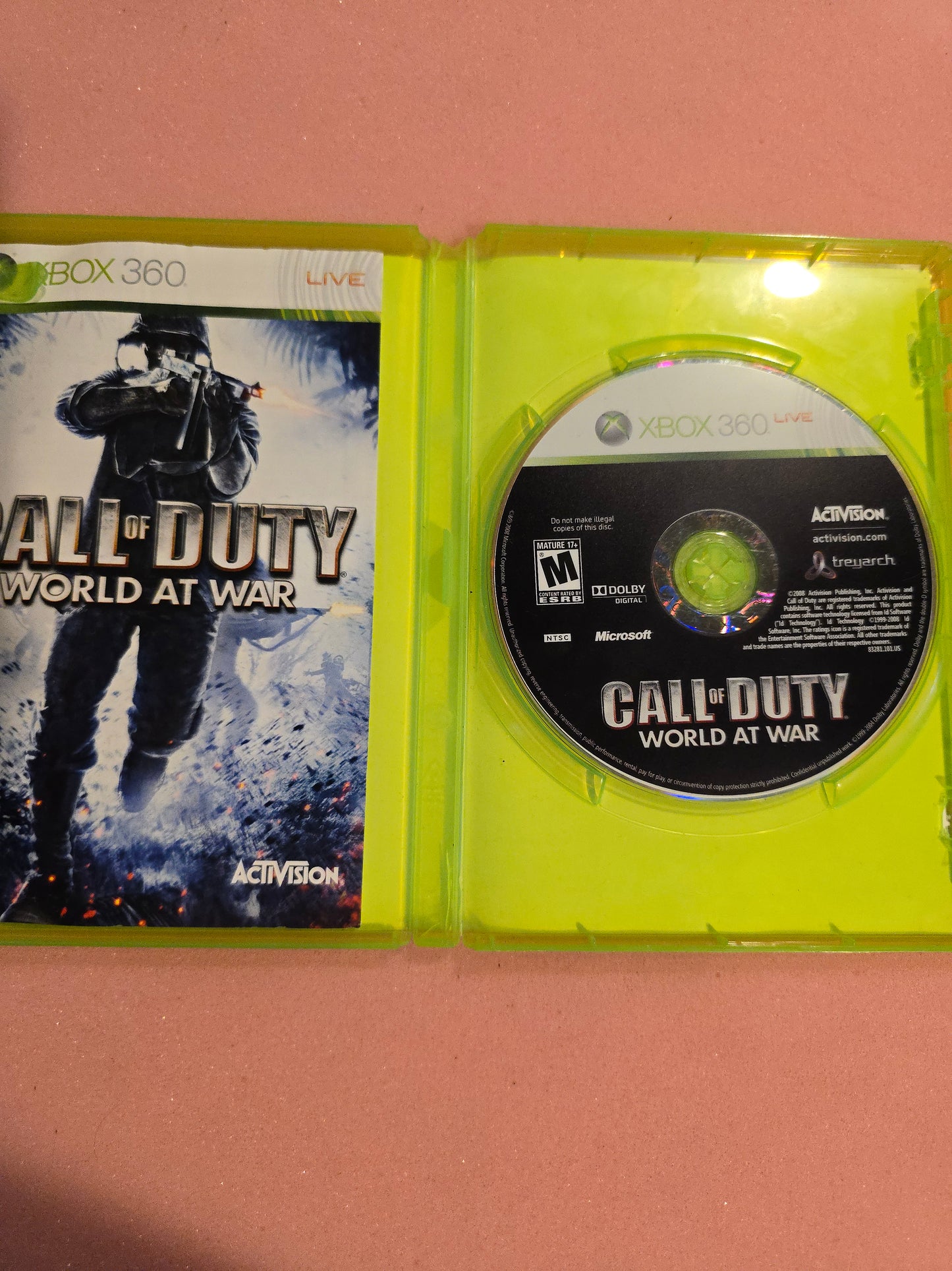 Call of Duty: World at War - Xbox 360 - Complete In Box