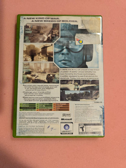 Ghost Recon Advanced Warfighter - Original Xbox - Complete In Box