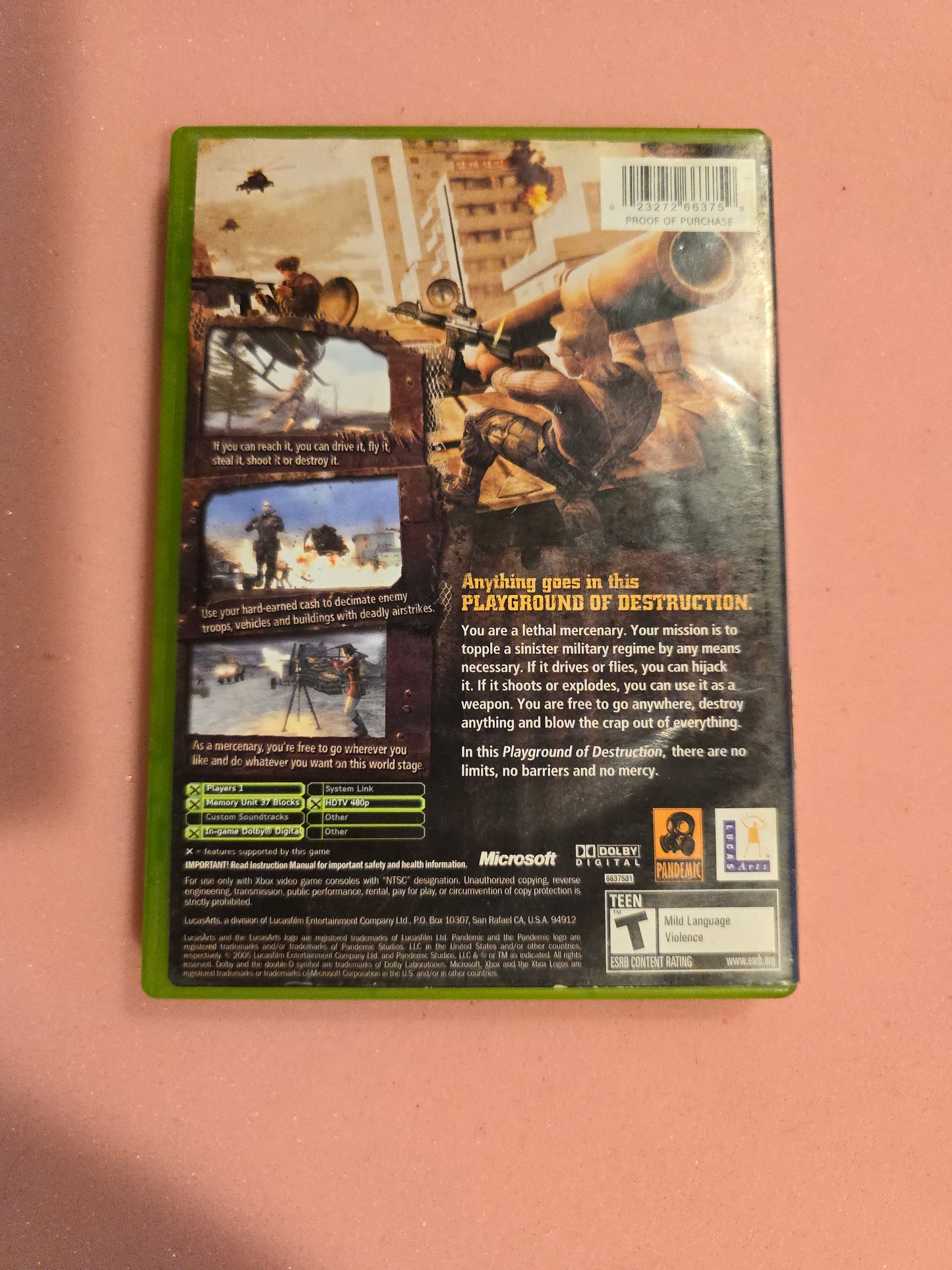 Mercenaries - Original Xbox - Complete In Box