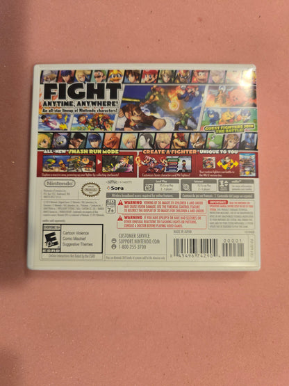 Super Smash Bros - Nintendo 3DS - Complete In Box