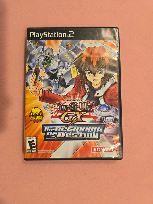 Yu-Gi-Oh GX The Beginning of Destiny - Playstation 2 PS2 - In Box, No Manual