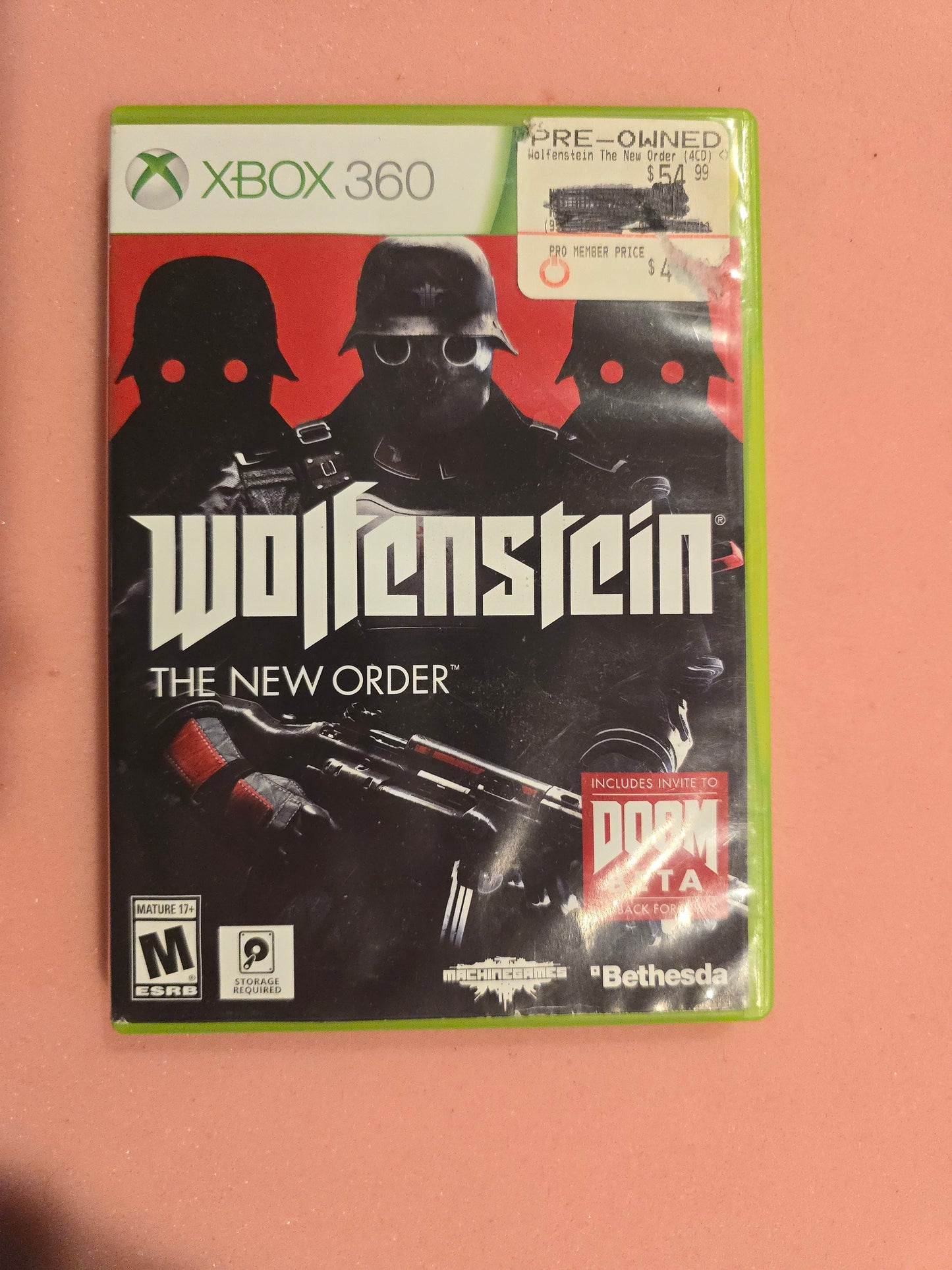 Wolfenstein: The New Order - Xbox 360 - Complete In Box