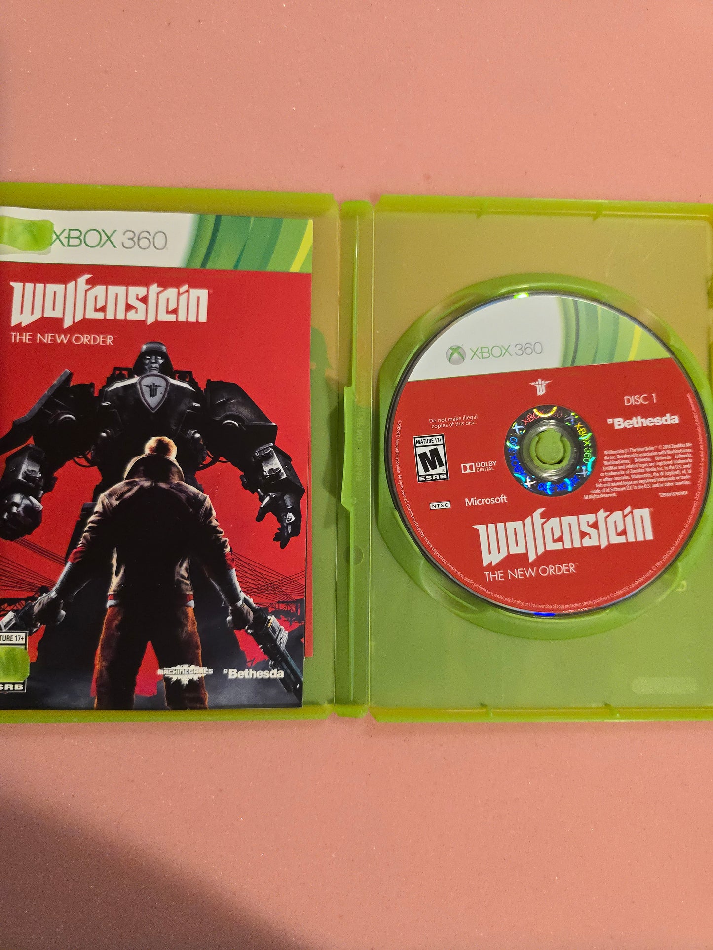 Wolfenstein: The New Order - Xbox 360 - Complete In Box