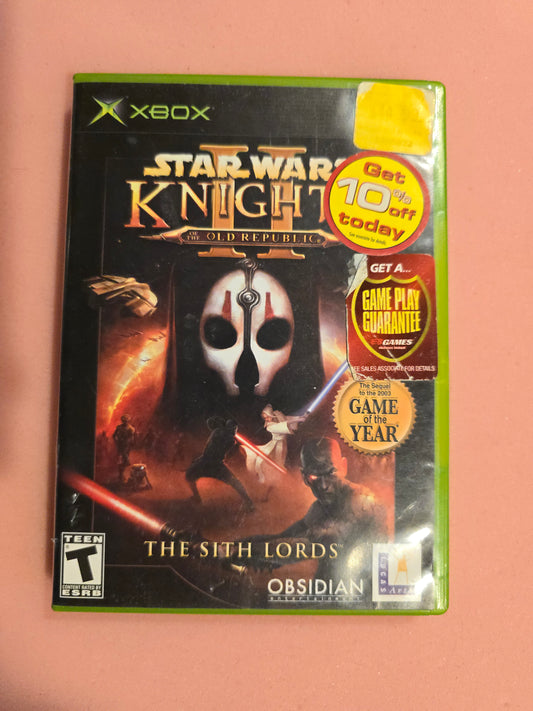 Star Wars Knights of the Old Republic II - Original Xbox - Complete In Box