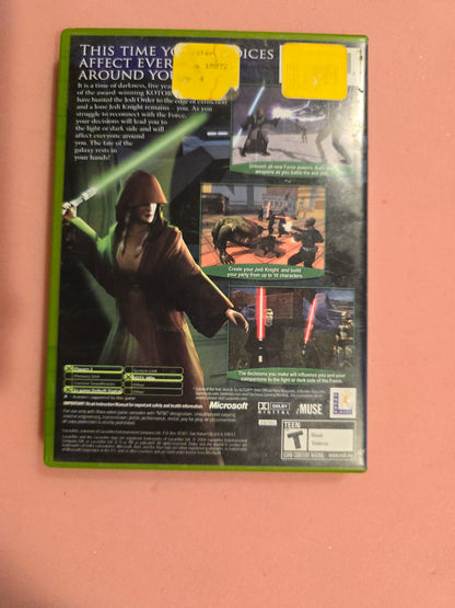 Star Wars Knights of the Old Republic II - Original Xbox - Complete In Box