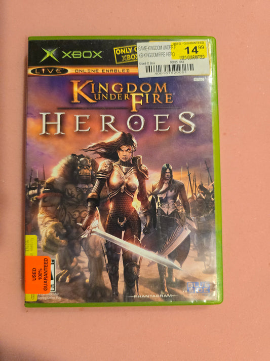 Kingdom Under Fire Heroes - Original Xbox - Complete In Box