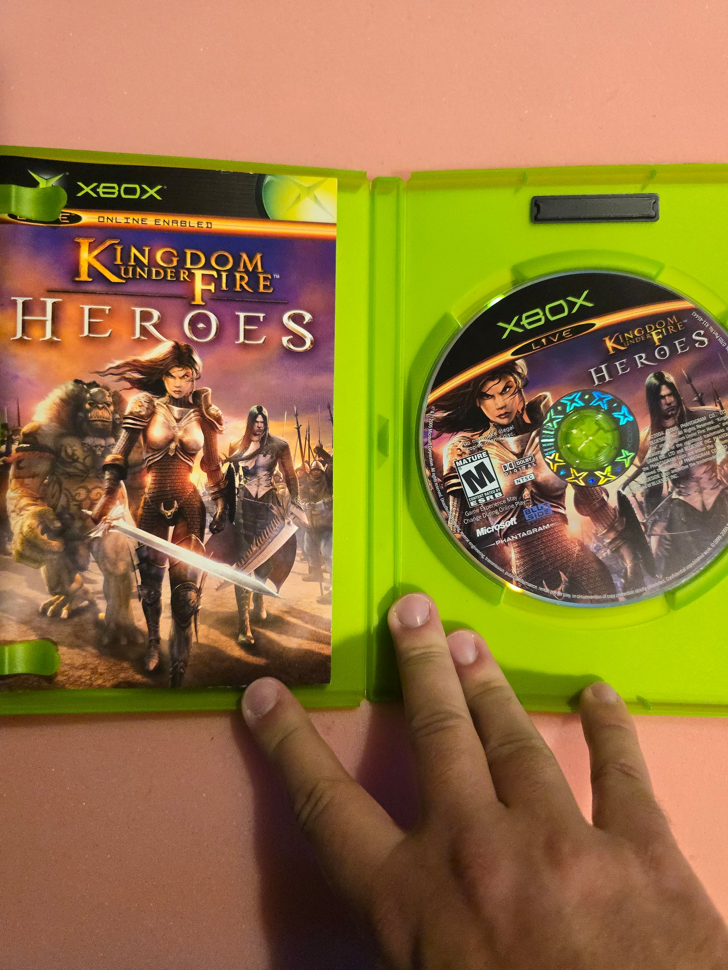 Kingdom Under Fire Heroes - Original Xbox - Complete In Box